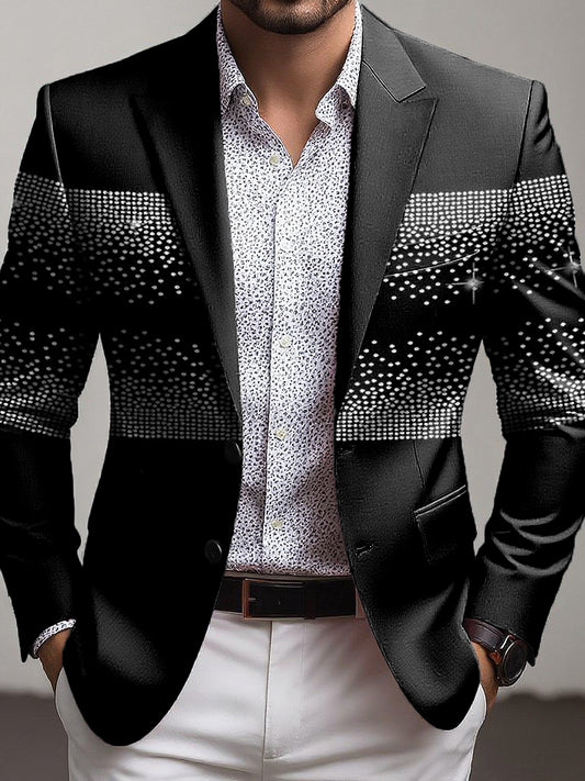 Men's vintage shimmering business casual blazer